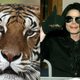 Thriller, Michael Jackson's tiger (via mirror.co.uk); Jackson (Getty Images)
